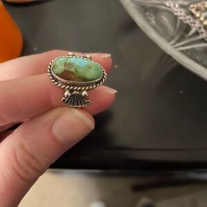 Silver and Sonoran gold Turquoise Ring